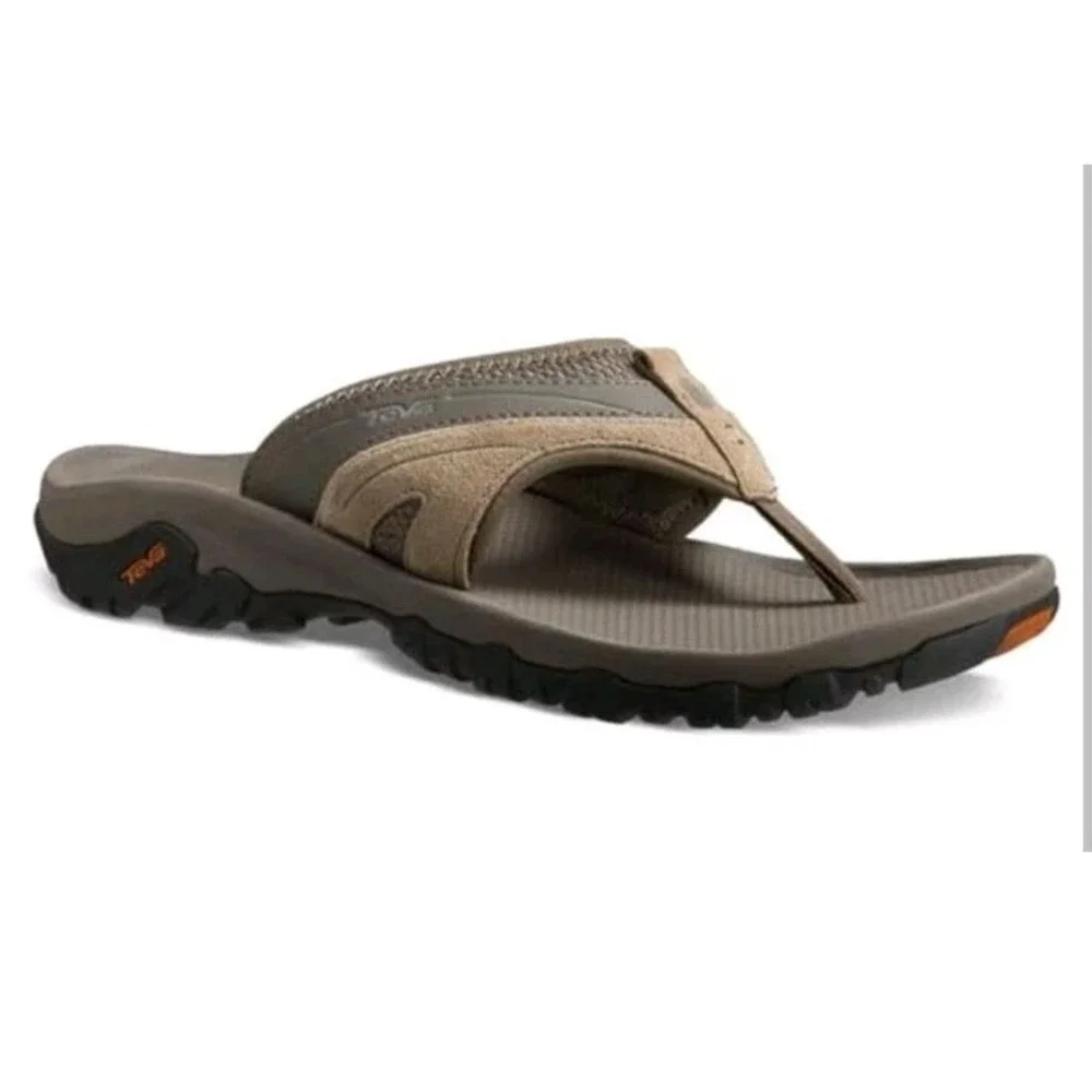 Teva Pajaro Dune Toe Post Flip‎ Flop Sandal Men's US Size 14 New Leather